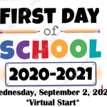 1st day of school 2020