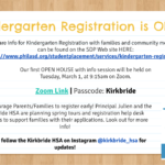 Kindergarten Registration is Open